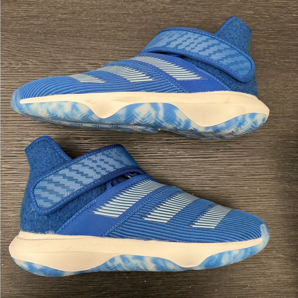Adidas James Harden B/E 3 J Collegiate Blue Basketball Shoes EF3603 Size 6 - Picture 2 of 16
